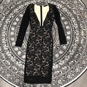 Sexy Low MIDI Lace Dress